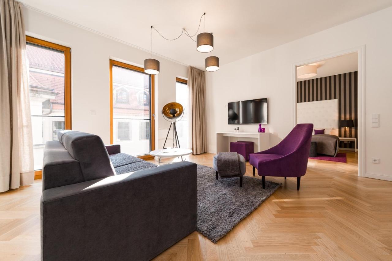 Modernes Apartment Am Neumarkt Dresden Buitenkant foto
