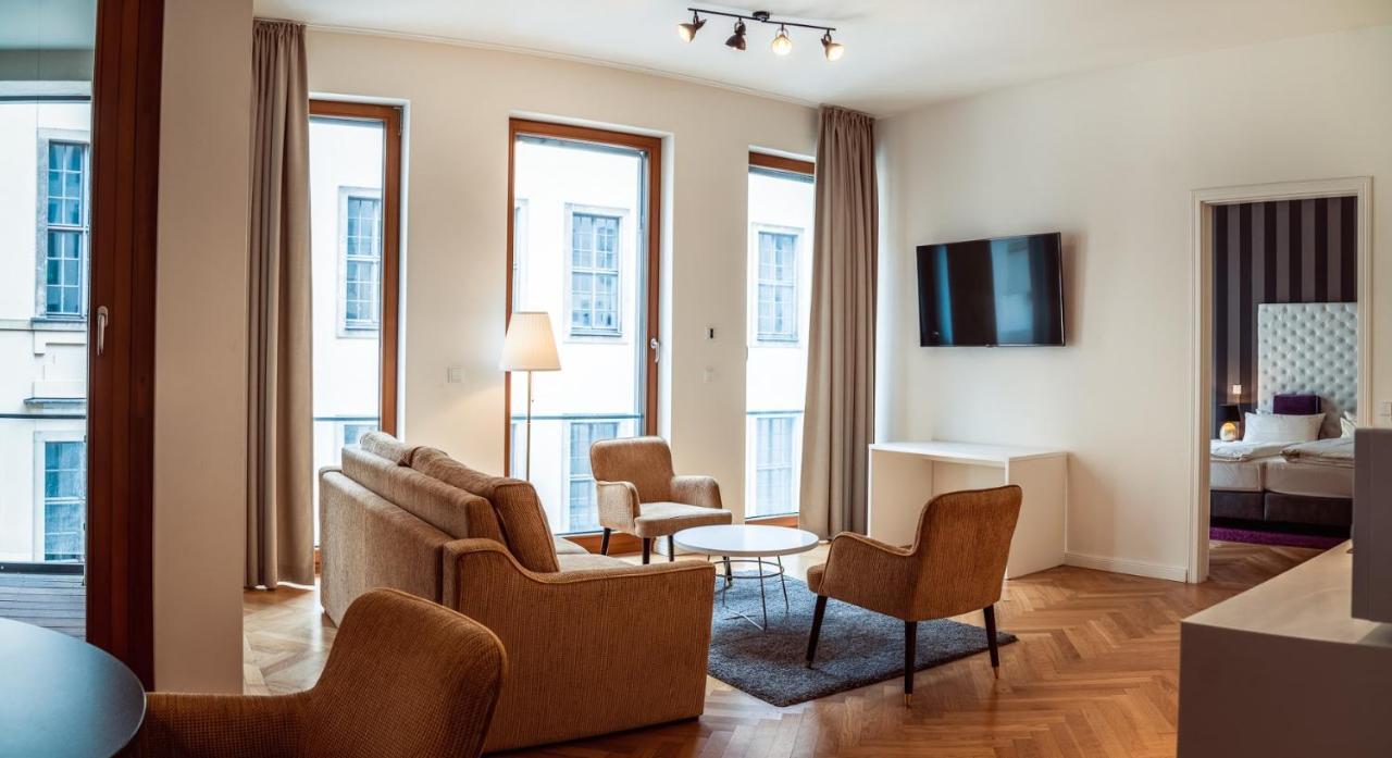 Modernes Apartment Am Neumarkt Dresden Buitenkant foto